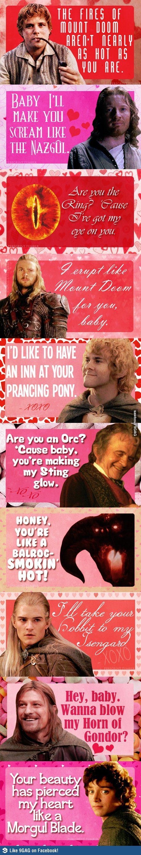 LOTR pick up lines